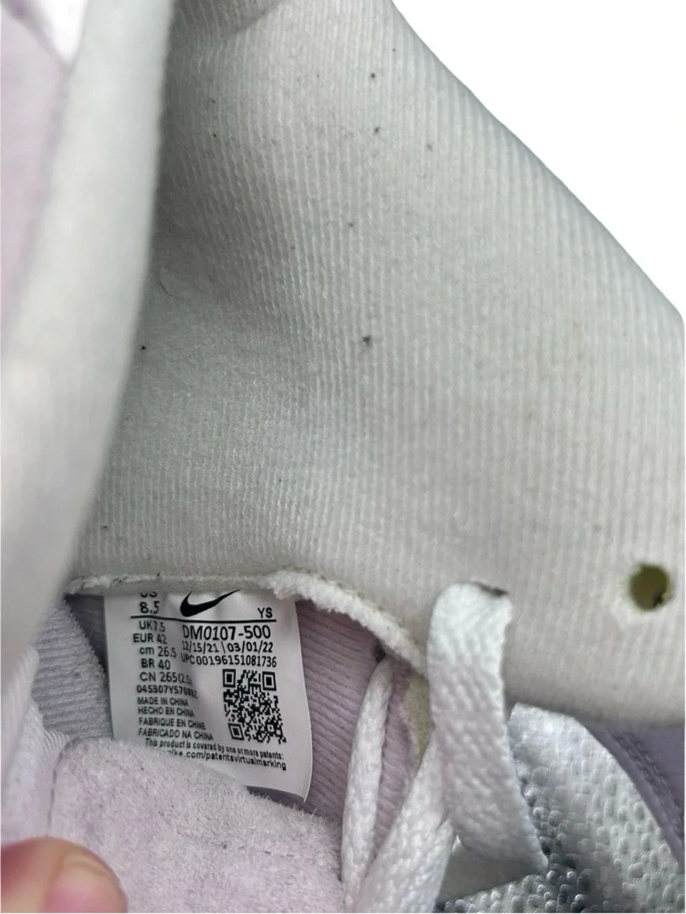 Nike Air Force 1 Mid ’07 QS Venice Lavender Pink Sneakers Women’s 10 Men’s 8.5
